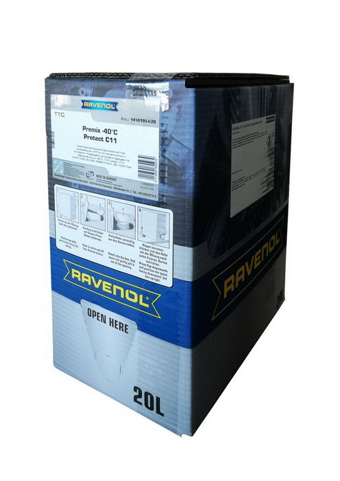 Купить запчасть RAVENOL - 4014835855939 RAVENOL TTC - PROTECT C11 PREMIX -40°C (ECOBOX)
