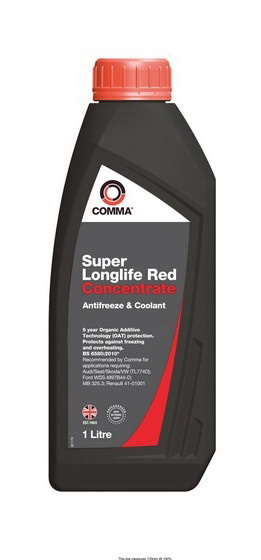 Купить запчасть COMMA - SLA1L COMMA SUPER LONGLIFE RED-CONCENTRATED ANTIFREEZE