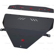 Купить АвтоБРОНЯ 111043061 Защита для картера и КПП Peugeot 406 1995-2005