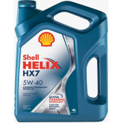 Купить SHELL - 550051497 Масло моторное полусинтетическое Helix HX7 5W-40 4л (550046366) 550051497