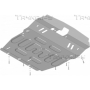Купить MOTODOR - 50917 Защита для картера и КПП Hyundai Santa Fe II 4WD 2006-2012
