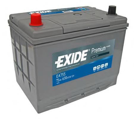 Купить запчасть EXIDE - EA755 Аккумулятор