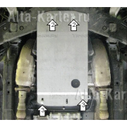 Купить MOTODOR - 38006 Защита алюминиевая для КПП Infiniti FX 35, 37, 50 2009-2012