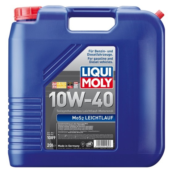 Купить запчасть LIQUI MOLY - 1089 MoS2 Leichtlauf 10W-40