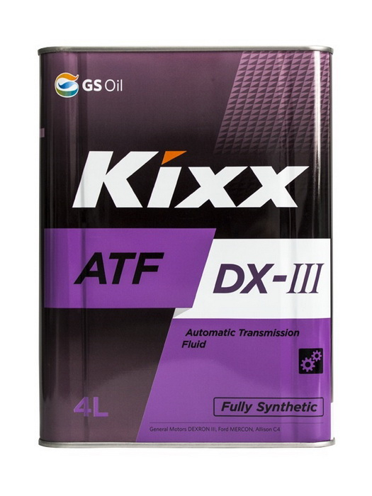 Купить запчасть KIXX - L250944TE1 Масло трансмиссионное Kixx ATF DX-III 4л (L2509440K1) L250944TE1