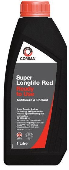Купить запчасть COMMA - SLC1L COMMA SUPER LONGLIFE RED-READY TO USE COOLANT