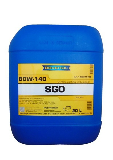 Купить запчасть RAVENOL - 4014835849853 RAVENOL SGO SAE 80W-140