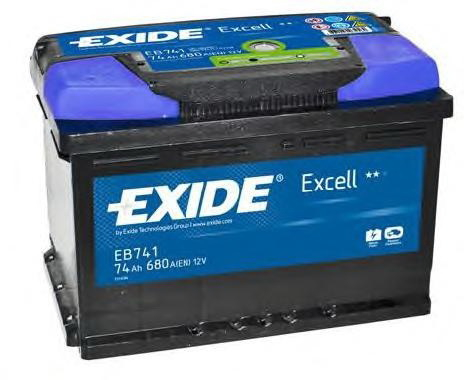 Купить запчасть EXIDE - EB741 Аккумулятор