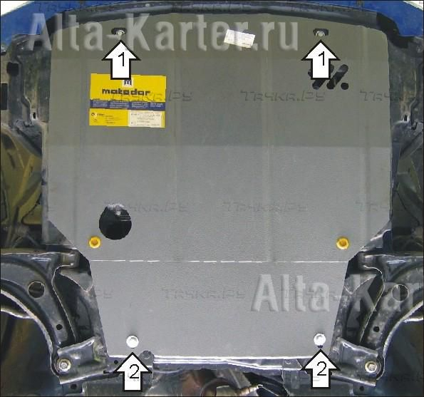 Купить запчасть MOTODOR - 00814 Защита для картера, КПП Honda Jazz I 2002-2007