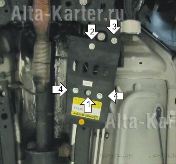 Купить запчасть MOTODOR - 10704 Защита для трубок кондиционирования у моторного отсека Ford Explorer V 2010-2019