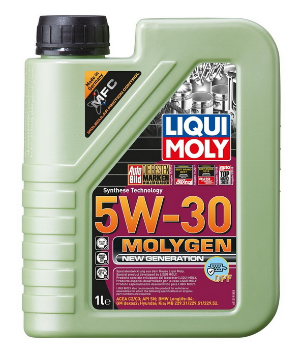 Купить запчасть LIQUI MOLY - 21224 Molygen New Generation DPF 5W-30