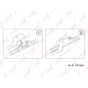 Купить LYNX XF7373P Щетки стеклоочистителя бескаркасные