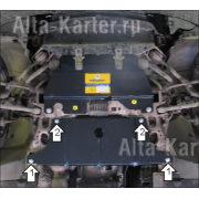 Купить MOTODOR - 00210 Защита для картера BMW 1-серия E87 2004-2011