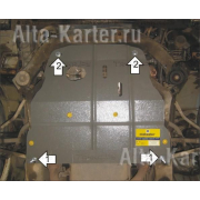 Купить MOTODOR - 00308 Защита для картера, КПП, дифференциала Chrysler 300М 1998-2004
