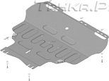 Купить запчасть MOTODOR - 50747 Защита для картера и КПП Volvo S40 II 2004-2012