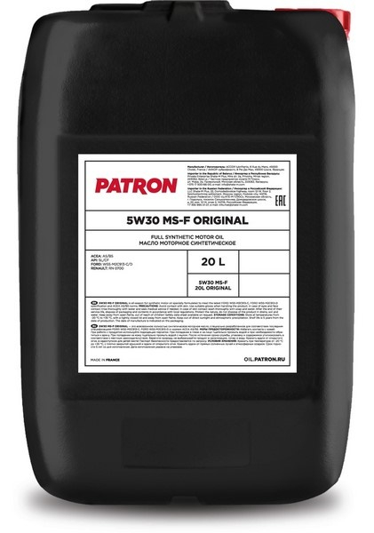 Купить запчасть PATRON - 5W30MSF20LORIGINAL ORIGINAL 5W-30 MS-F