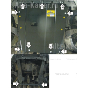 Купить MOTODOR - 00709 Защита для картера, КПП Ford Mondeo III 2001-2007