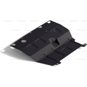 Купить АвтоБРОНЯ 111057081 Защита для картера и КПП Toyota Yaris II рестайлинг 2009-2010