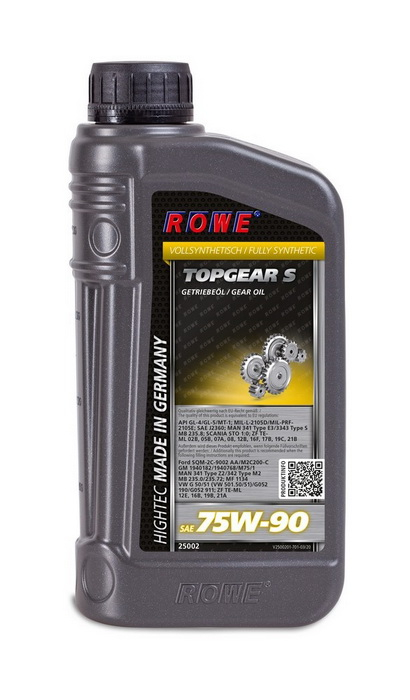 Купить запчасть ROWE - 25002001003 ROWE HIGHTEC TOPGEAR SAE 75W-90 S