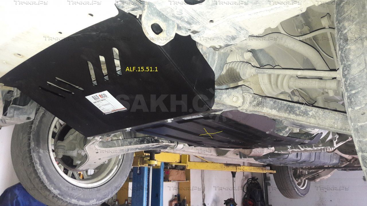 Купить запчасть ALFECO - ALF15511 Защита для картера Nissan Pathfinder R50 1995-2004