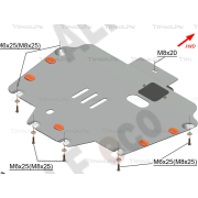 Купить ALFECO - ALF5502AL Защита алюминиевая для картера и КПП Haval F7 2019-2023