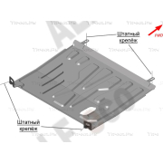 Купить ALFECO - ALF28140ST Защита для картера и АКПП Datsun on-DO 2014-2020