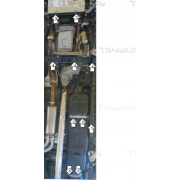 Купить MOTODOR - 30707 Защита алюминиевая для бензобака, КПП и РК Ford F-150 Super Crew 2010-2017