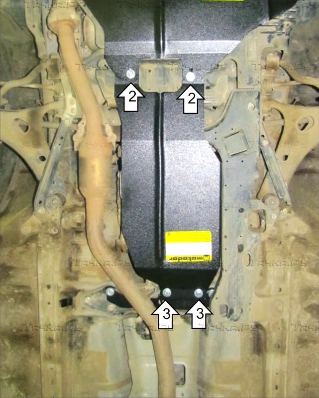 Купить запчасть MOTODOR - 02235 Защита для КПП Subaru Forester IV 2013-2018