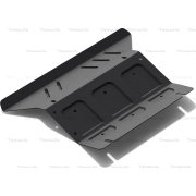 Купить АвтоБРОНЯ 111057441 Защита для радиатора Toyota Hilux VII 2006-2015