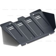 Купить АвтоБРОНЯ 111057371 Защита для радиатора Toyota Land Cruiser Prado 90 1996-2002