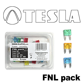Купить TESLA - FNLPACK Предохранитель плоский MINI c индикатором LED 30 шт/кор.  в ассорт.