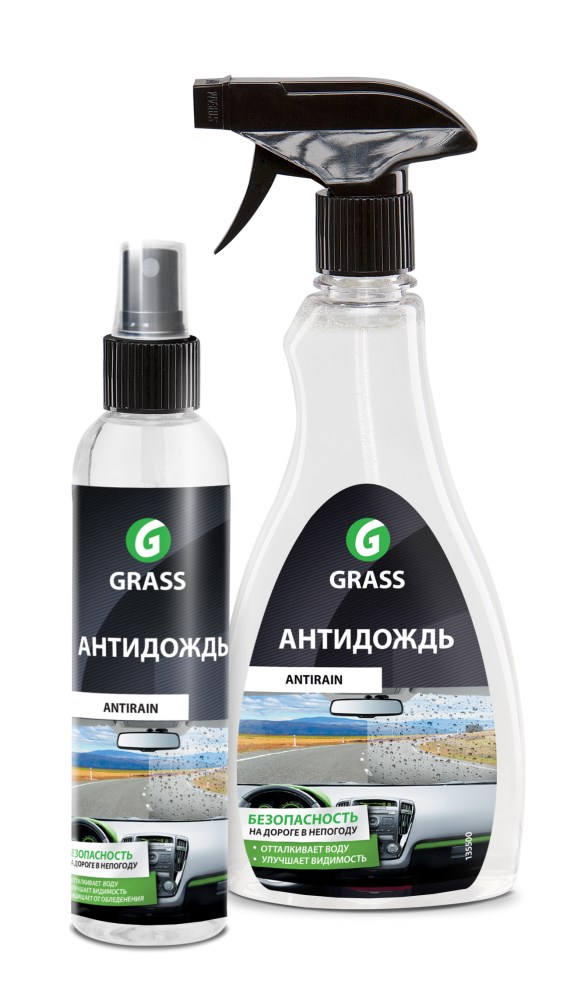 Купить GRASS - 135250 Средство для стекол и зеркал АНТИДОЖДЬ