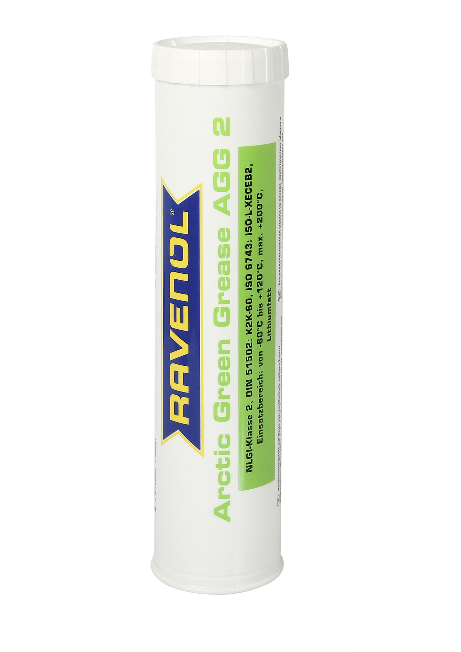 Купить RAVENOL - 4014835756847 Смазка Arctic Green Grease AGG2 (0,4кг)