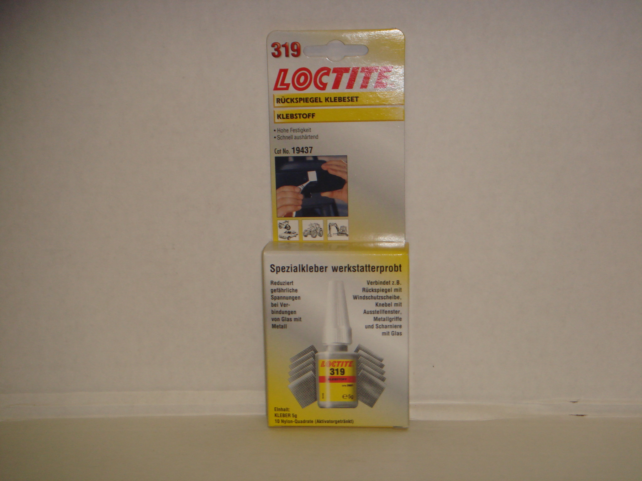 Купить запчасть Loctite - 229972 Набор для приклеивания зеркала заднего вида 5 г + 10 нейл. пл.