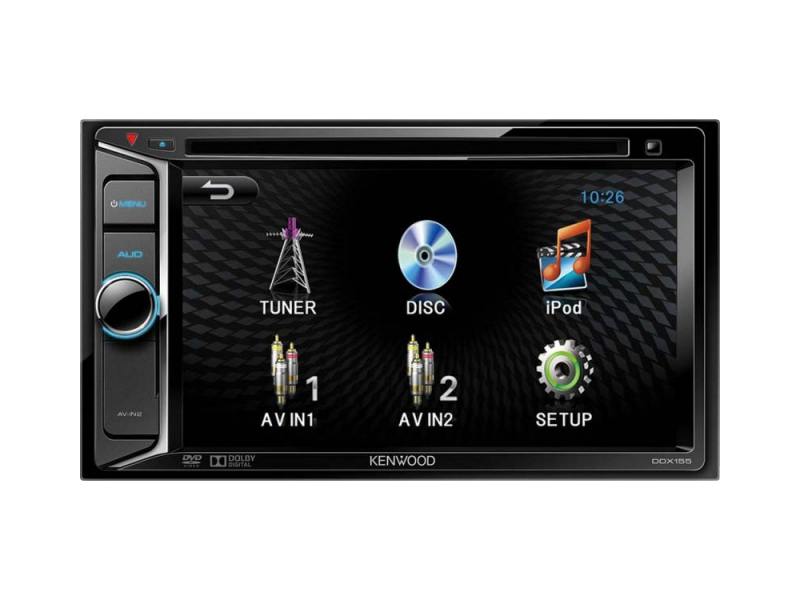 Купить KENWOOD - DDX155 DVD/CD/MP3-ресиверы 2 DIN
